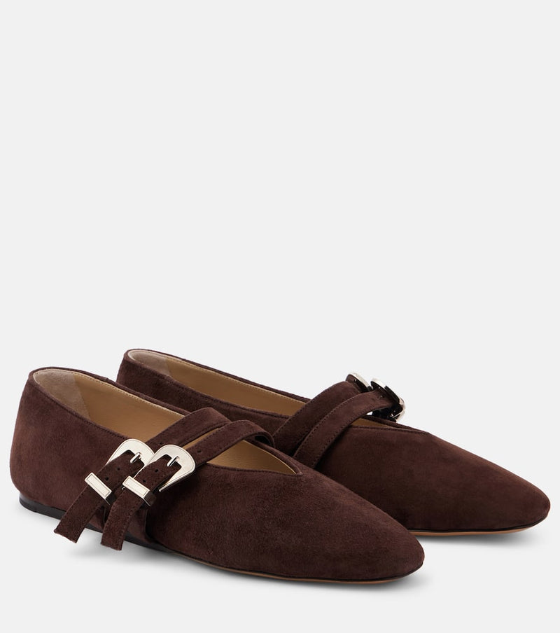 Le Monde Béryl Claudia suede Mary Jane flats