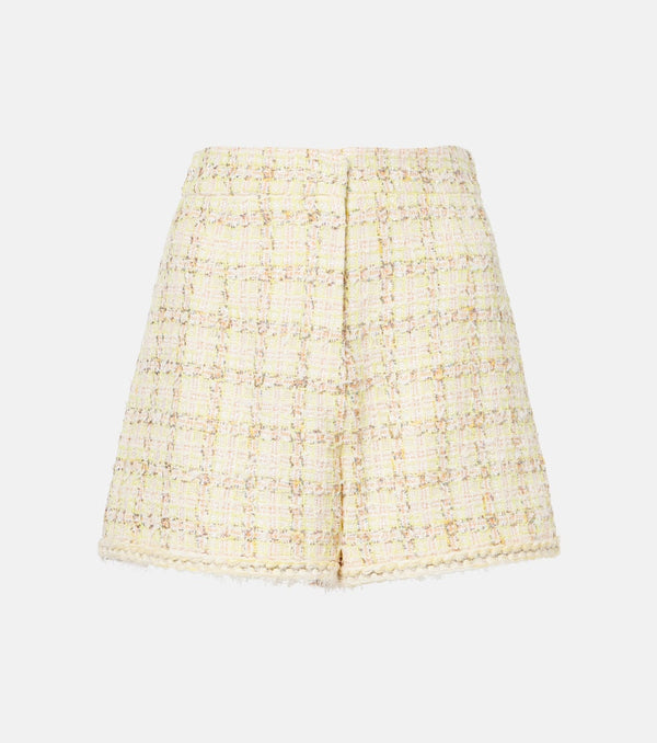 Giambattista Valli Checked cotton-blend shorts