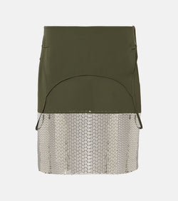 The Attico Sequined midi skirt