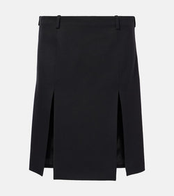 The Attico Wool midi skirt