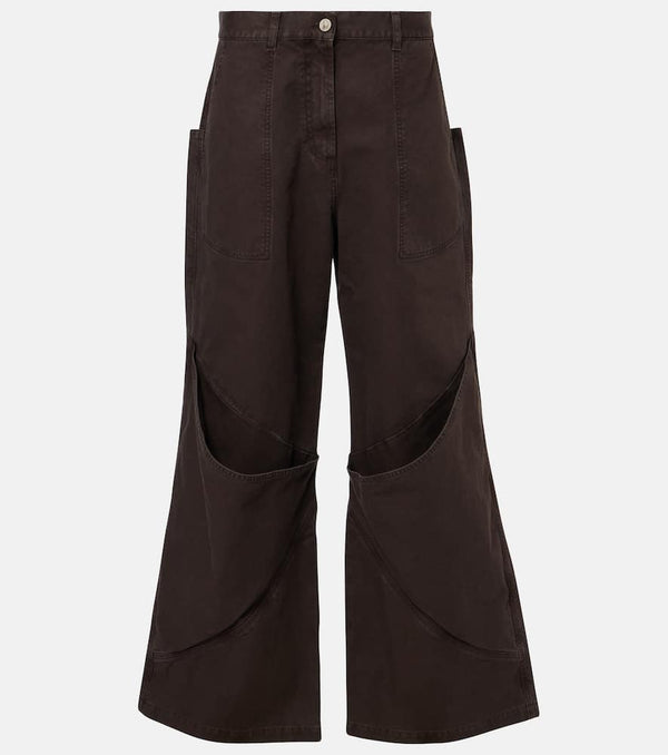 The Attico High-rise wide-leg jeans