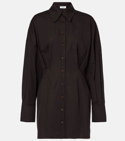 The Attico Cotton-blend shirt dress