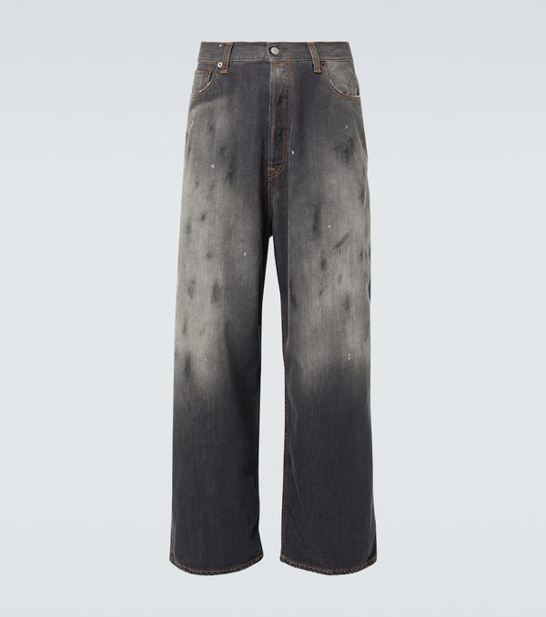 Acne Studios 2023M distressed wide-leg jeans