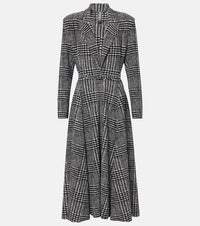 Norma Kamali Belted jersey midi dress