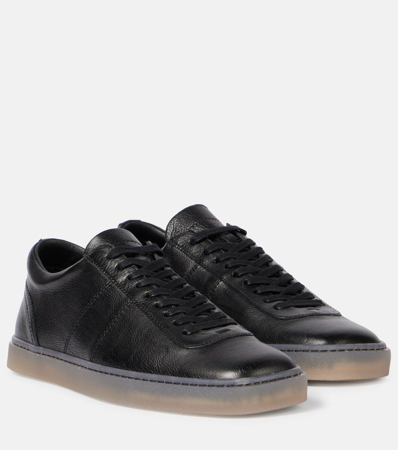 Lemaire Linoleum leather low-top sneakers