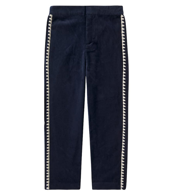 Konges Slojd Rocky cotton velvet straight pants