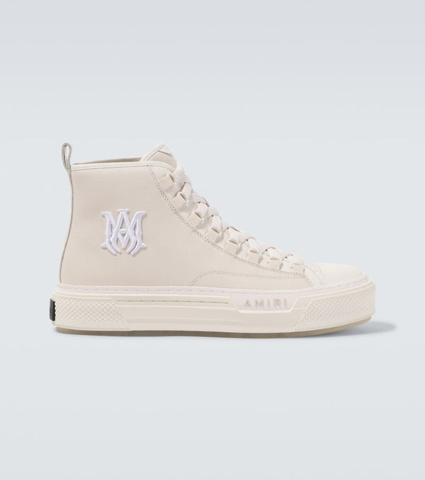 Amiri MA Court leather-trimmed sneakers