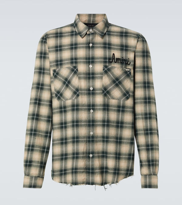 Amiri Amiri cotton flannel shirt