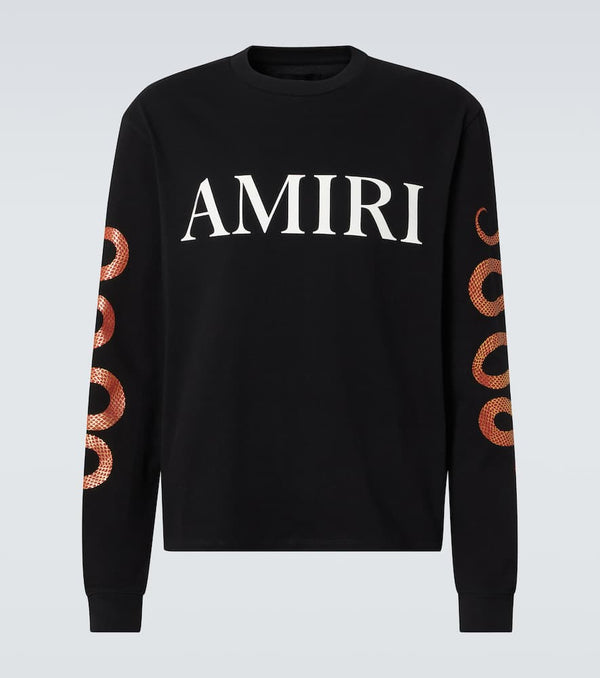 Amiri Logo cotton jersey sweatshirt