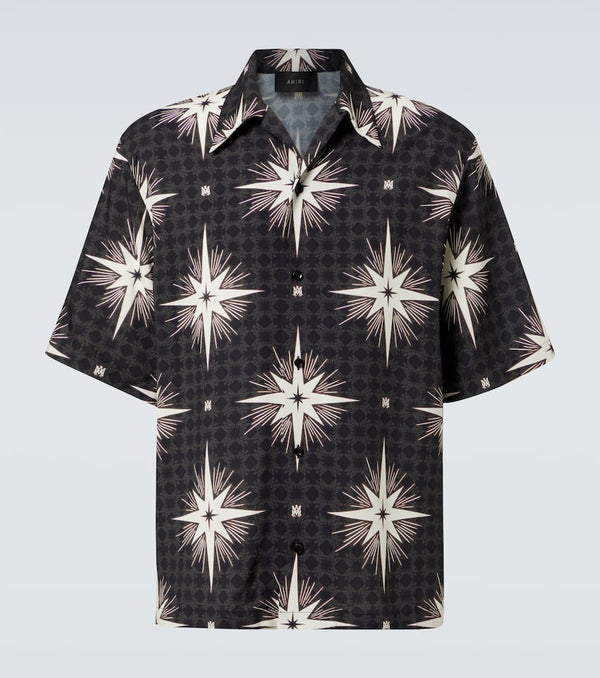 Amiri Starburst printed satin shirt