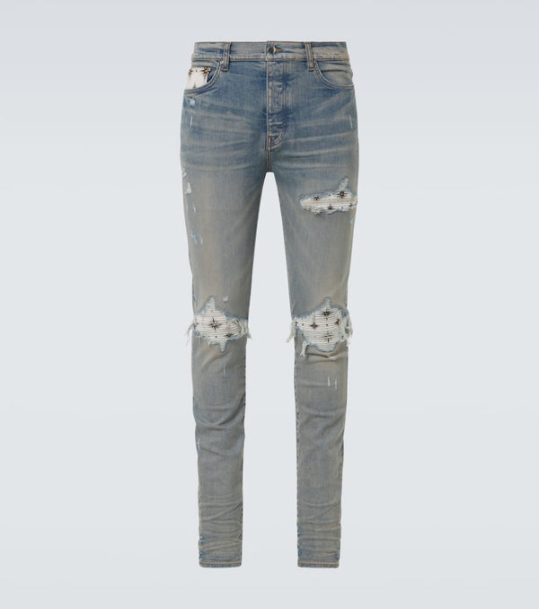Amiri Micro Starburst distressed skinny jeans