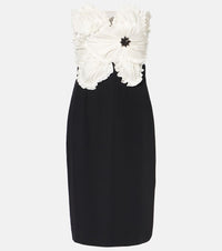 Costarellos Callula floral-applique embellished minidress