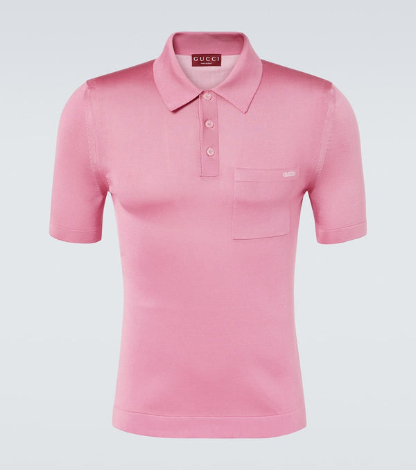 Gucci Silk polo shirt