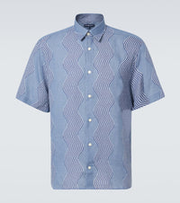 Frescobol Carioca Castro printed linen shirt