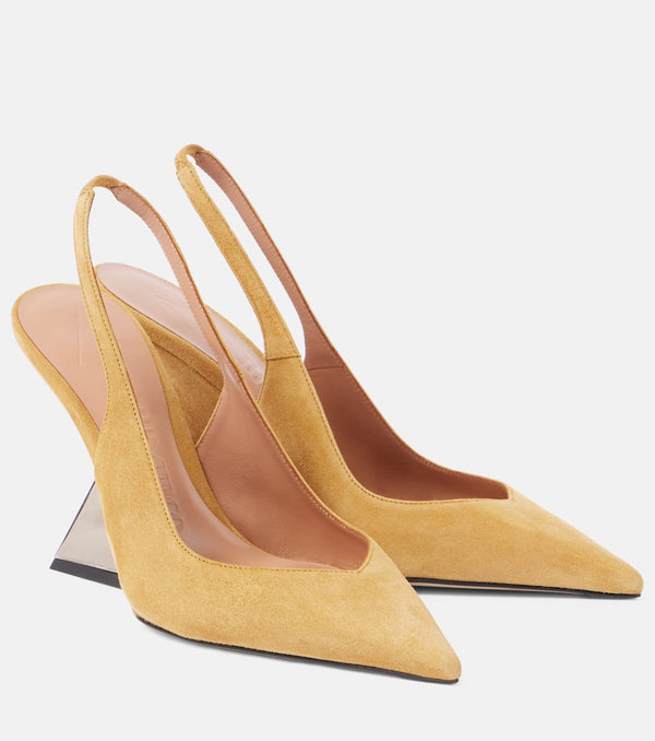 The Attico Cheope suede wedges