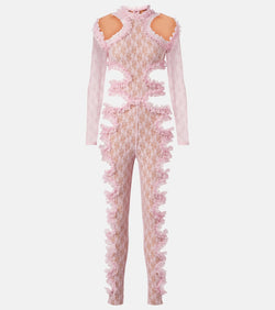 Self-Portrait x Christopher Kane cutout lace catsuit