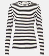 Nili Lotan Susana striped cotton jersey T-shirt