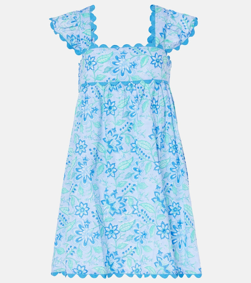 Juliet Dunn Printed cotton minidress