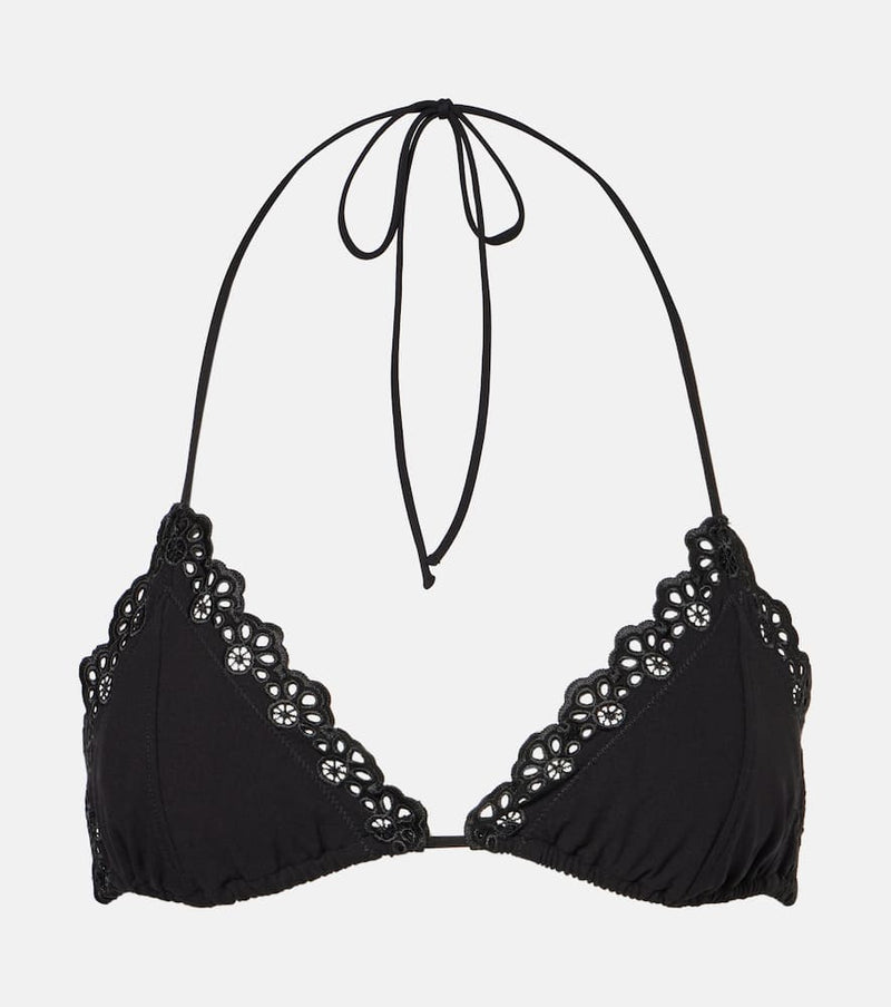 Ulla Johnson Cefalu scalloped bikini top