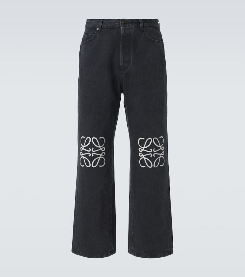 Loewe Anagram wide-leg jeans