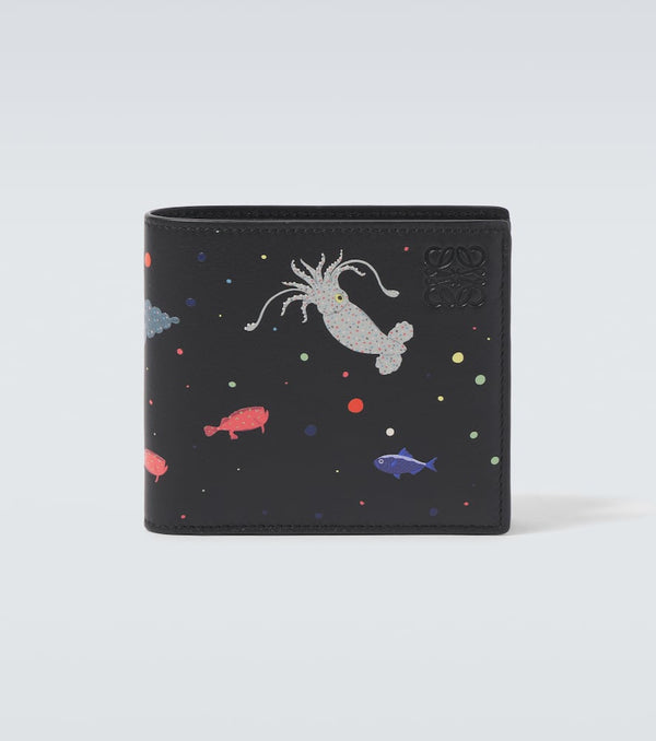 Loewe x Suna Fujita Deep Sea leather bifold wallet