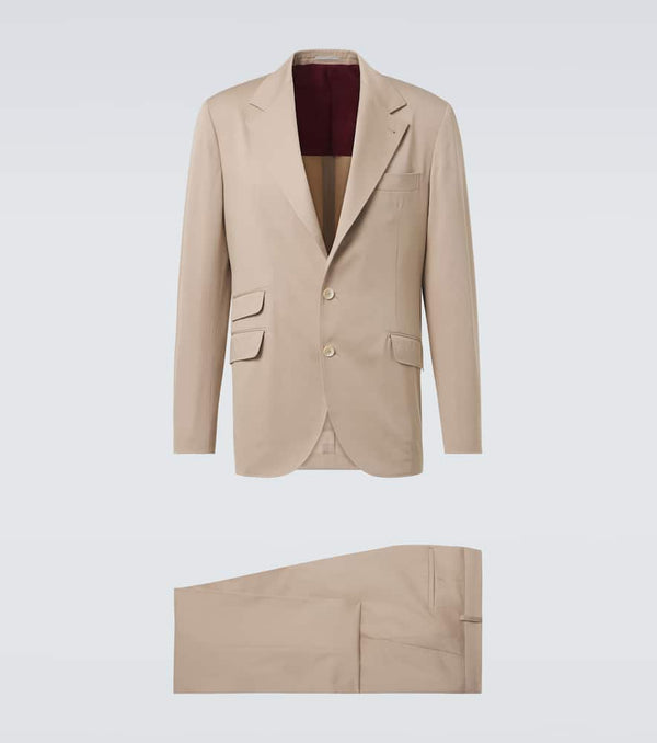 Brunello Cucinelli Cotton and cashmere suit