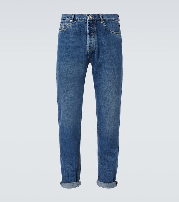 Brunello Cucinelli Iconic Fit mid-rise slim jeans