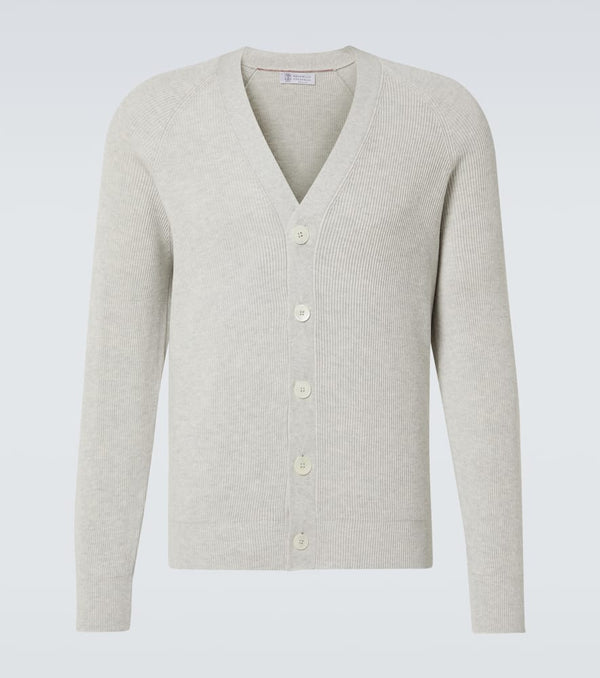 Brunello Cucinelli Knitted cotton cardigan