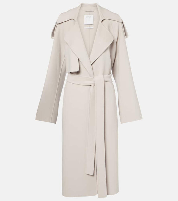 Sportmax Fiore belted wool coat