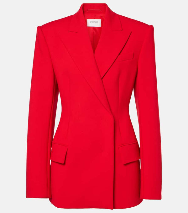 Sportmax Arco wool-blend canvas blazer