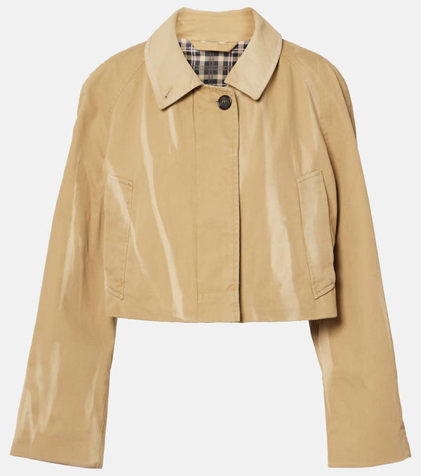 Acne Studios Cropped cotton jacket