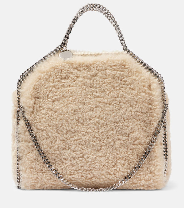 Stella McCartney Falabella Large faux shearling tote bag