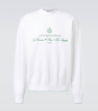 Jacquemus Venice logo embroidered sweatshirt