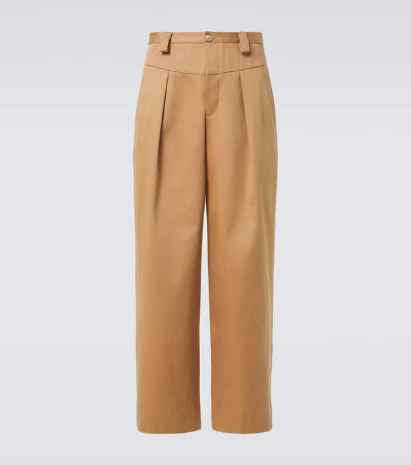 King & Tuckfield Cotton wide-leg pants