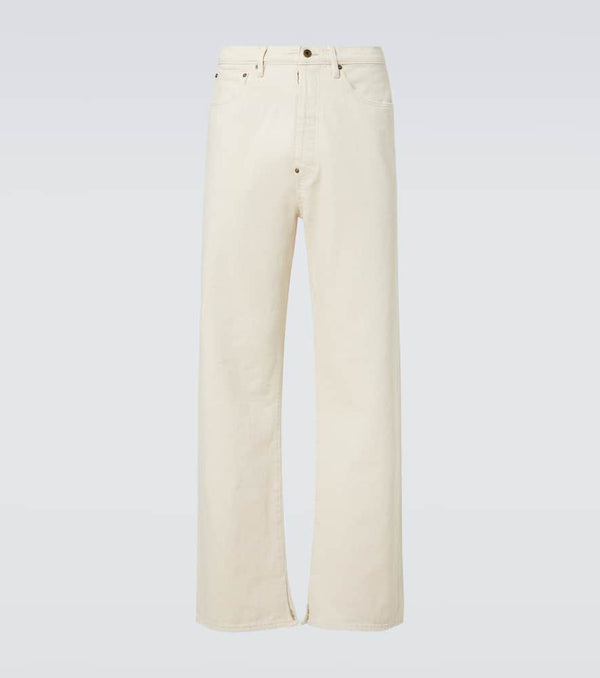 Maison Margiela Buckle-detail mid-rise straight jeans