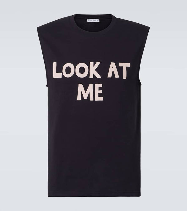 JW Anderson Printed cotton tank top