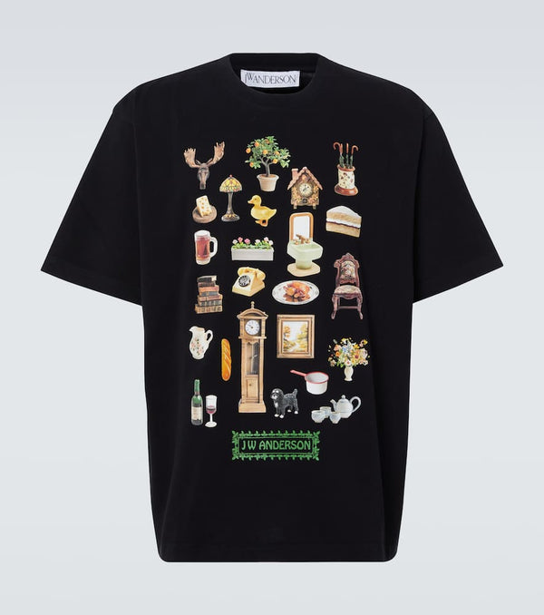 JW Anderson Diorama printed cotton T-shirt