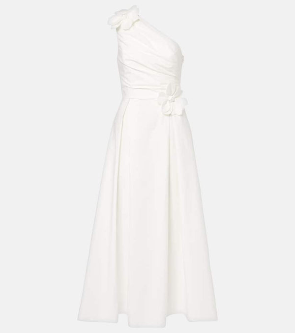 Elie Saab Cotton popeline midi dress