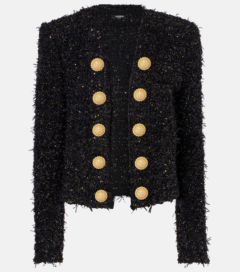 Balmain Lamé tweed jacket