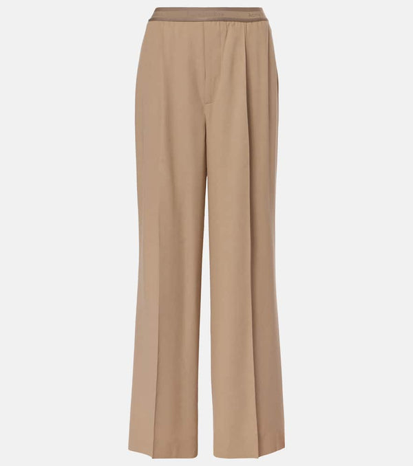 Acne Studios Logo twill wide-leg pants