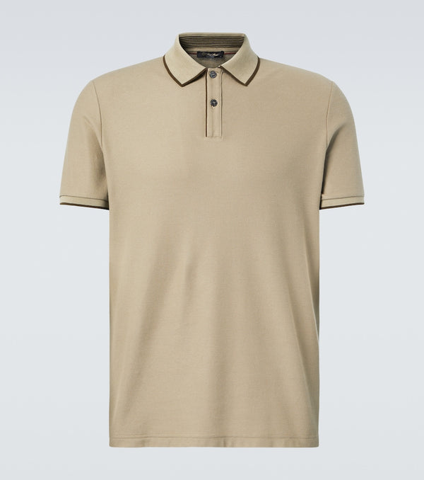 Loro Piana Brentwood cotton-blend piqué polo shirt