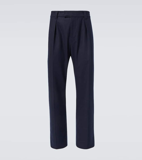 Loro Piana Reinga wool and cashmere straight pants