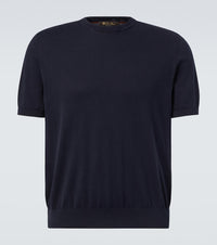 Loro Piana Knitted cotton T-shirt