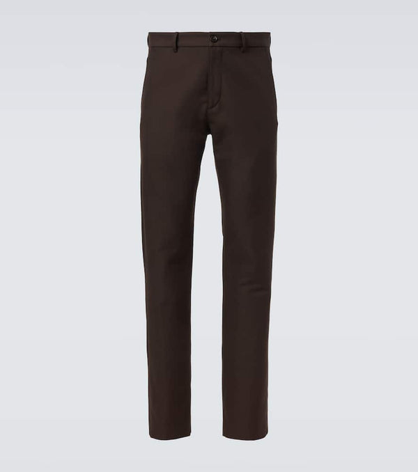 Loro Piana Wool and cotton straight pants