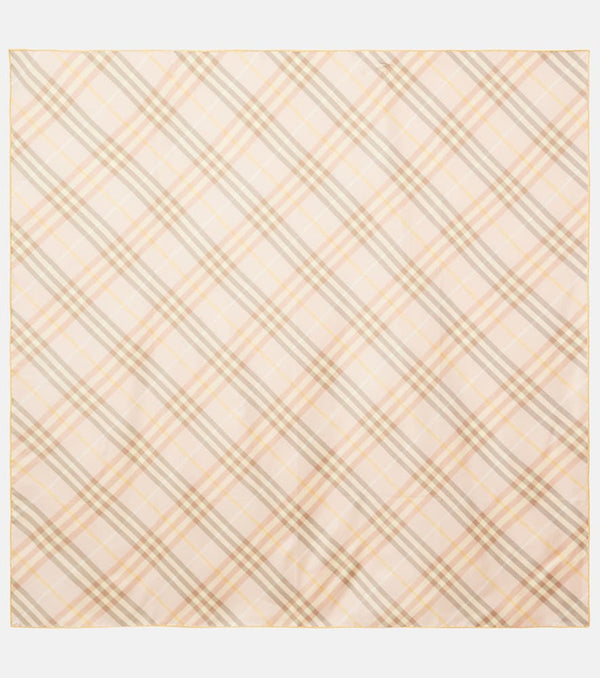 Burberry Burberry Check silk scarf