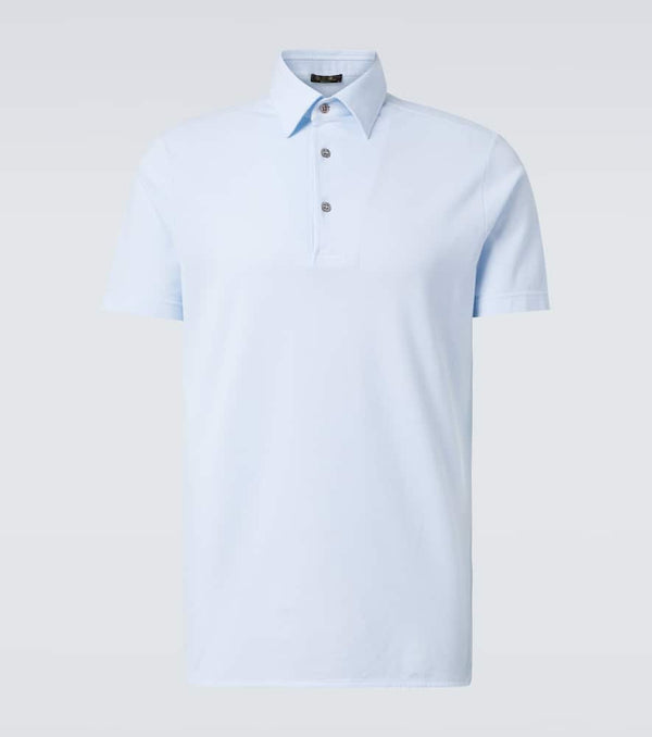 Loro Piana Cotton piqué polo shirt