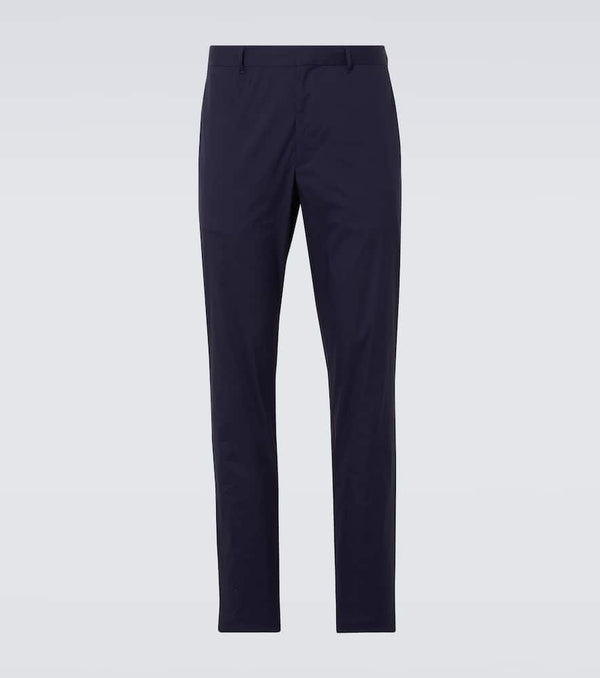 Prada Cotton-blend poplin straight pants