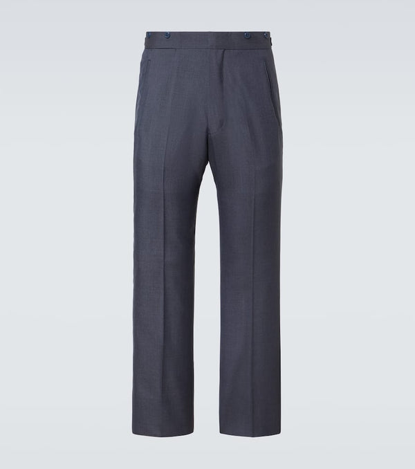 Prada Mohair and silk straight pants