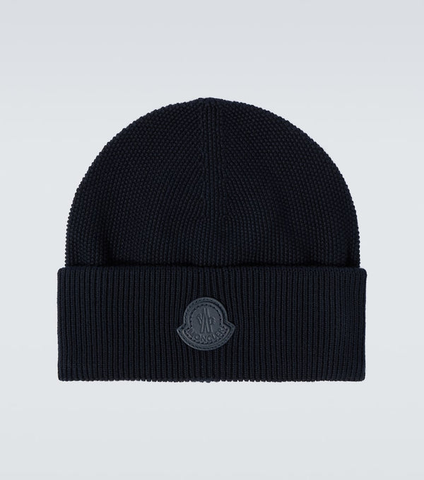 Moncler Cotton and cashmere beanie