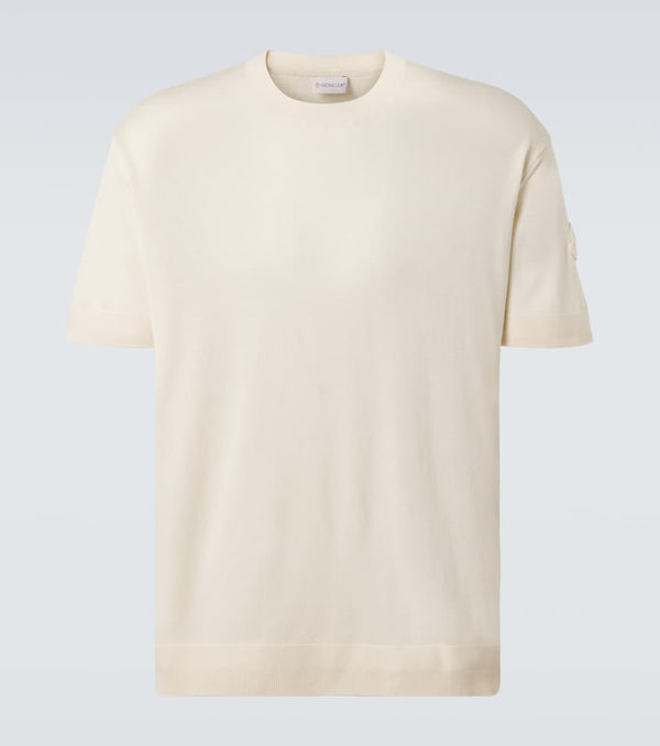 Moncler Silk and cotton T-shirt